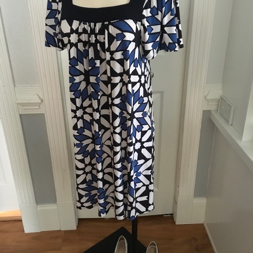 Michael Kors Blue,Black & White Women Dress XS -S